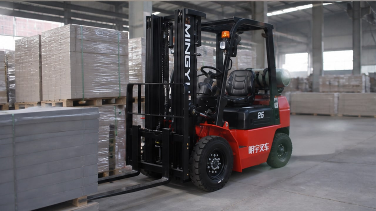 LPG Forklift Case: Reducing Ceramic Tile Damage During Dock Transfer - LPG forklift 3