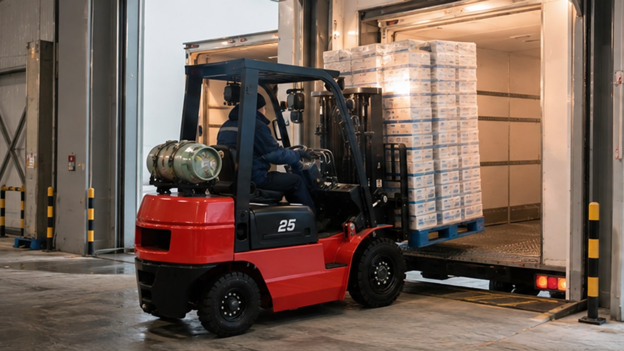 Can an LPG Forklift Work Safely Around Cold-Chain Loading Docks? - LPG forklift 1