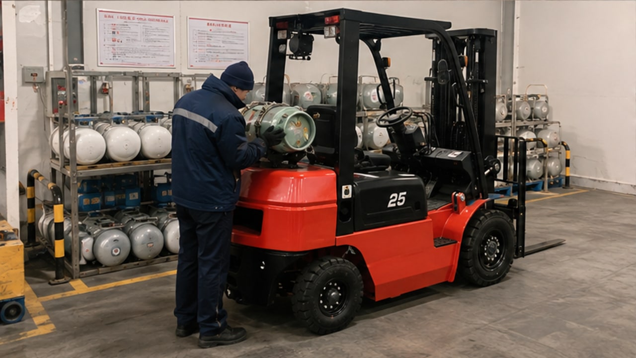 Can an LPG Forklift Work Safely Around Cold-Chain Loading Docks? - LPG forklift 3