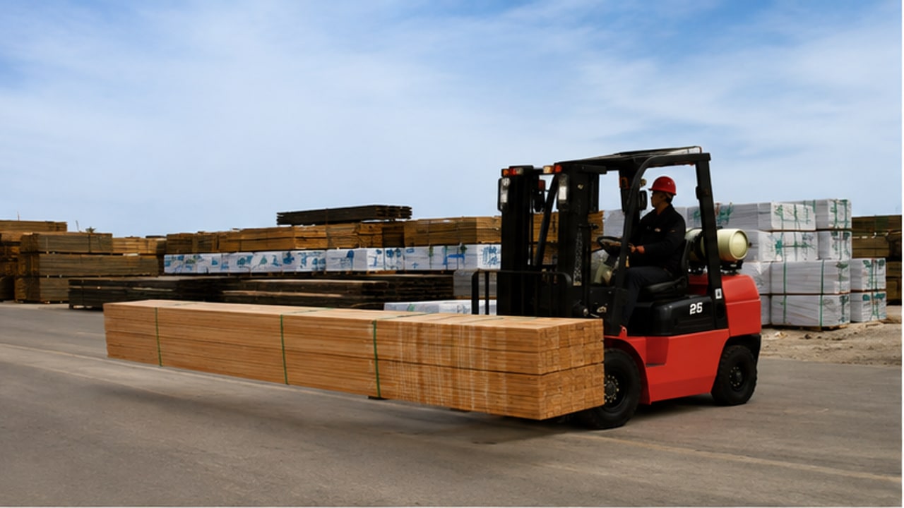 How Should Buyers Configure an LPG Forklift for Timber and Long Loads? - LPG forklift 1