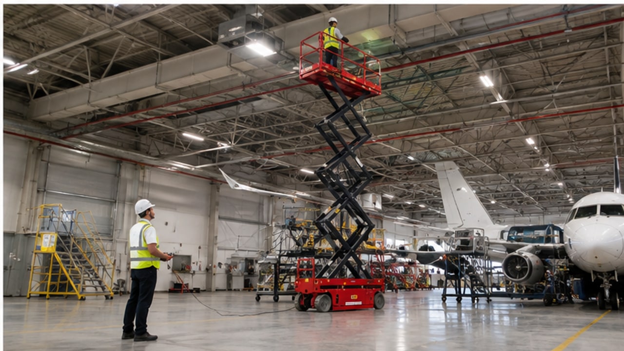 Which Aerial Work Platform Fits Aircraft Hangar Inspection and Maintenance? - aerial work platform 4