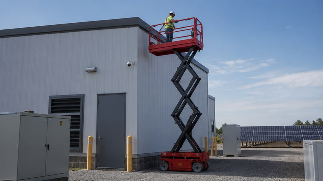 How Do You Choose an Aerial Platform for Solar Facility Maintenance? - aerial work platform 1