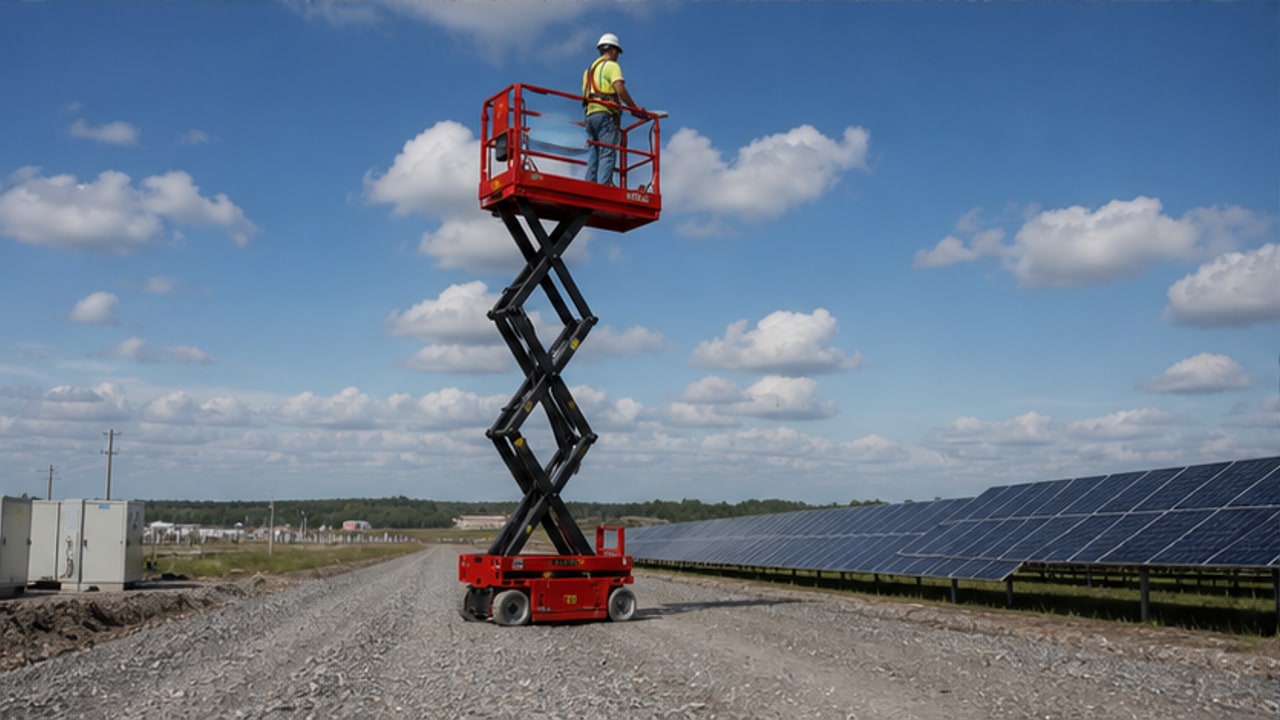 How Do You Choose an Aerial Platform for Solar Facility Maintenance? - aerial work platform 3