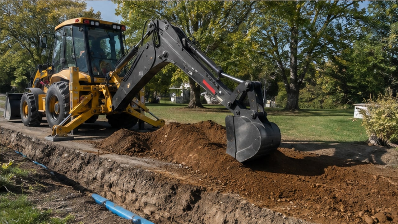 How Do You Plan Safe Backhoe Loader Digging Around Buried Utilities? - backhoe loader 4