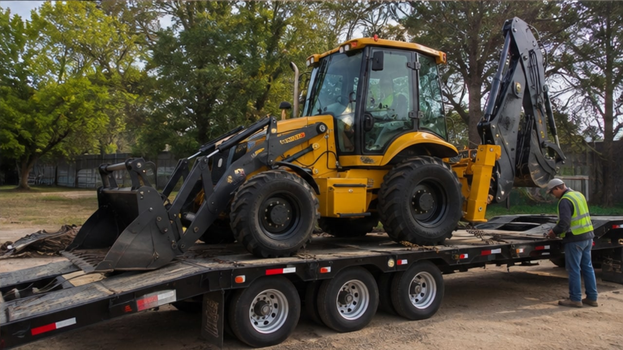 Backhoe Loader Case: Restoring Drainage After a Severe Storm - backhoe loader 4