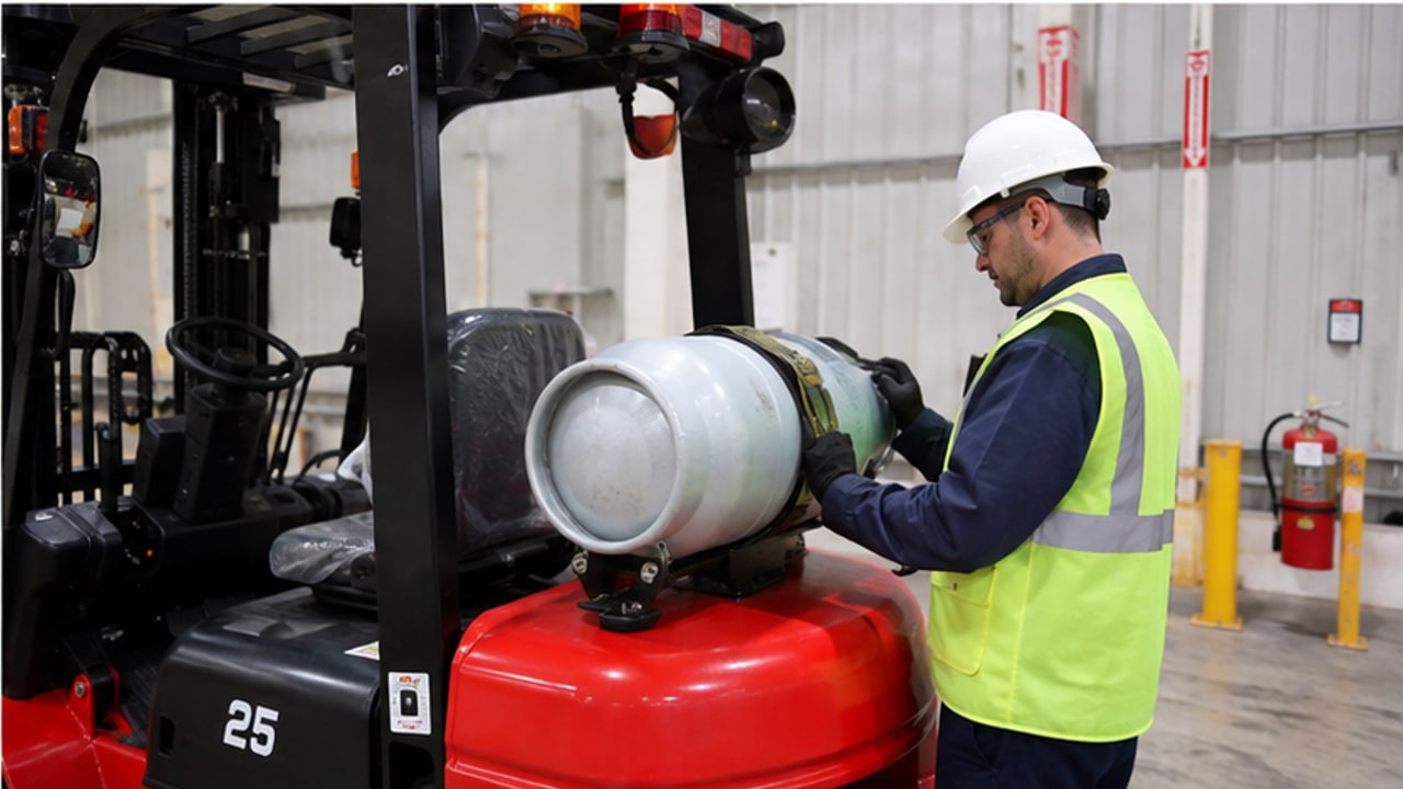 Which LPG Forklift and Clamp Setup Fits Paper Roll Handling? - LPG forklift 4