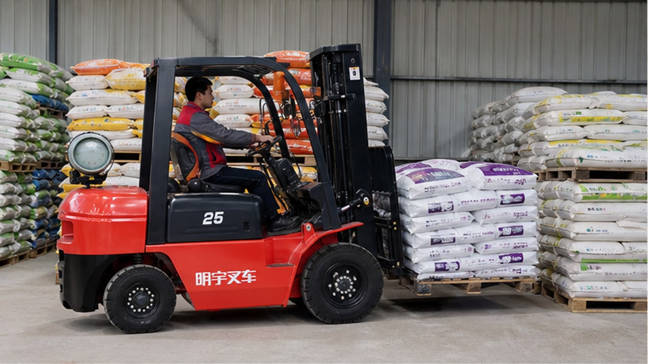 Can an LPG Forklift Work in a Dusty Agricultural Supply Warehouse? - LPG forklift 1
