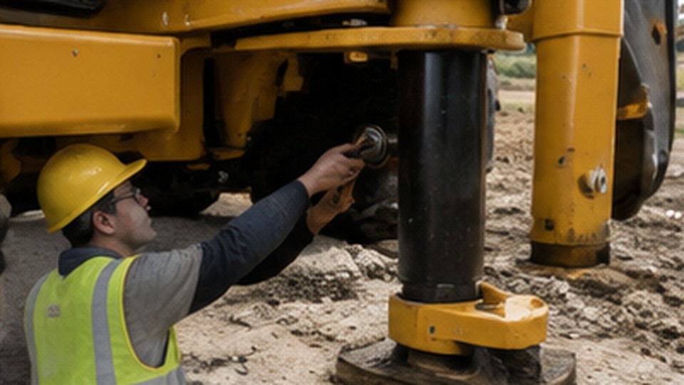 How Can Buyers Check Backhoe Loader Swing Bearing Play Before Purchase? - backhoe loader 2