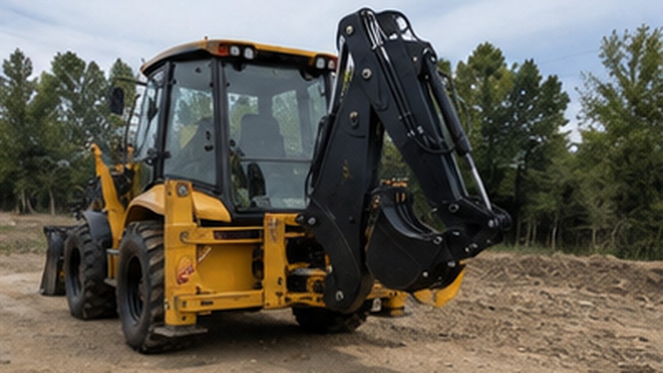 How Can Buyers Check Backhoe Loader Swing Bearing Play Before Purchase? - backhoe loader 3