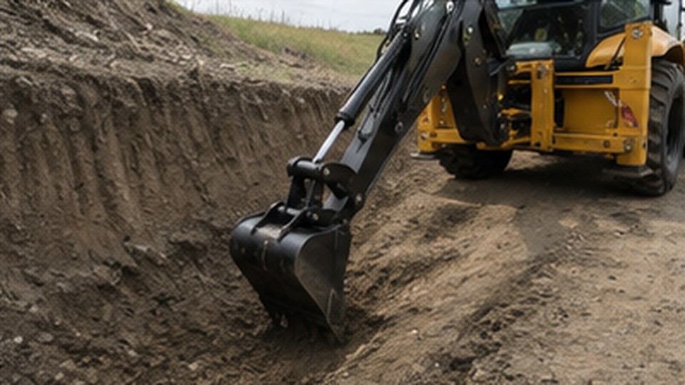 Backhoe Loader Case: Diagnosing Rear Boom Cylinder Drift During Setup - backhoe loader 1