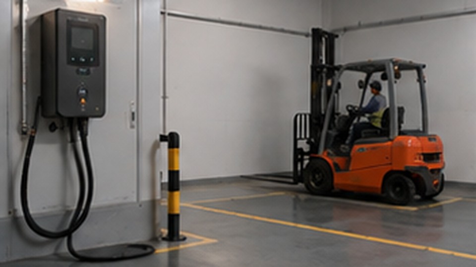 Why Must a Lithium Forklift Charging Point Be Properly Grounded? - lithium electric forklift 2