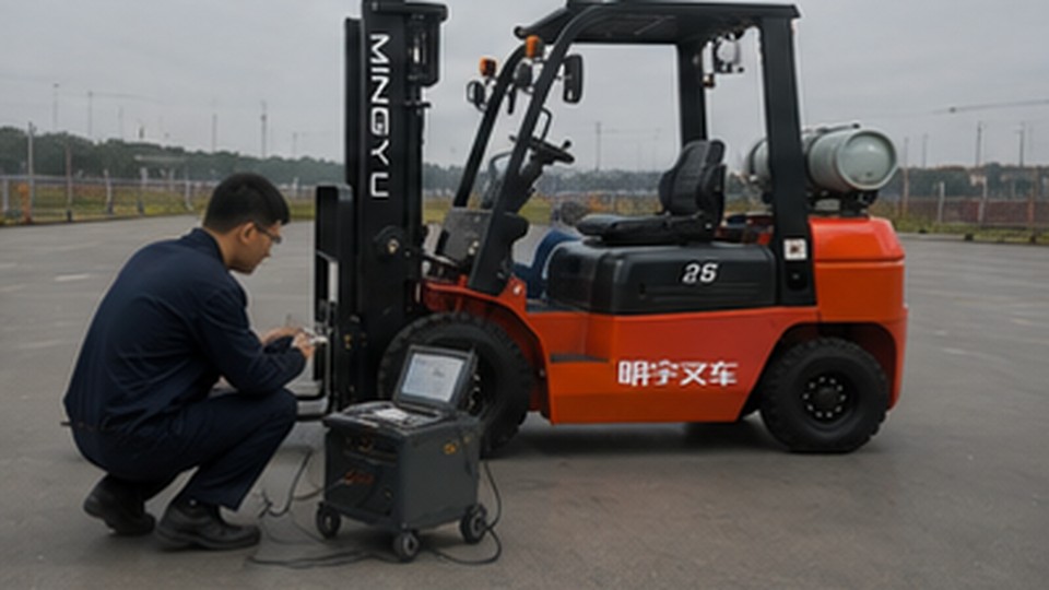 LPG Forklift Case: Preventing Cylinder Movement with the Correct Mounting Pin - LPG forklift 4