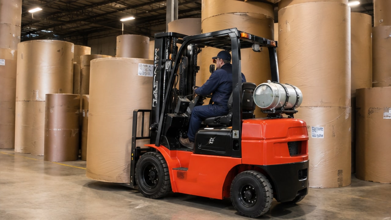 How Should an LPG Forklift Be Configured for Long Lumber Loads? - LPG forklift 2