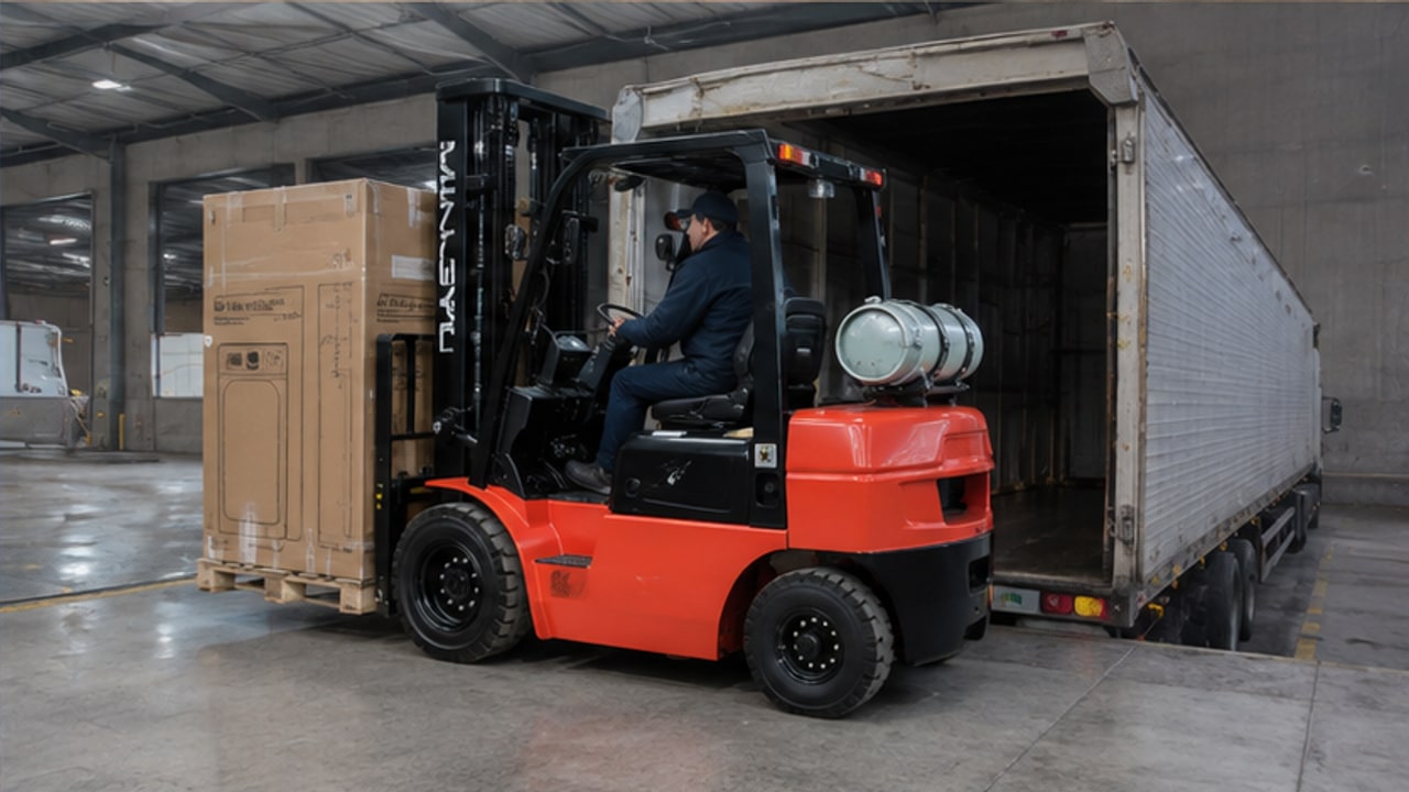 How Should an LPG Forklift Be Configured for Long Lumber Loads? - LPG forklift 4