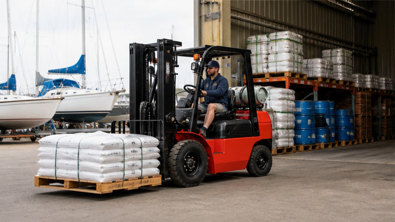 Which LPG Forklift Tires Help Protect Tile and Coated Warehouse Floors? - LPG forklift 1