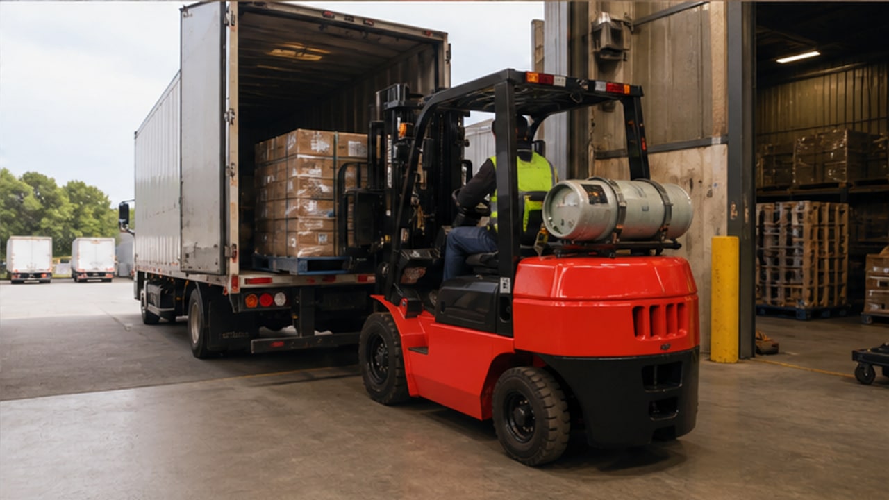 Which LPG Forklift Tires Help Protect Tile and Coated Warehouse Floors? - LPG forklift 4