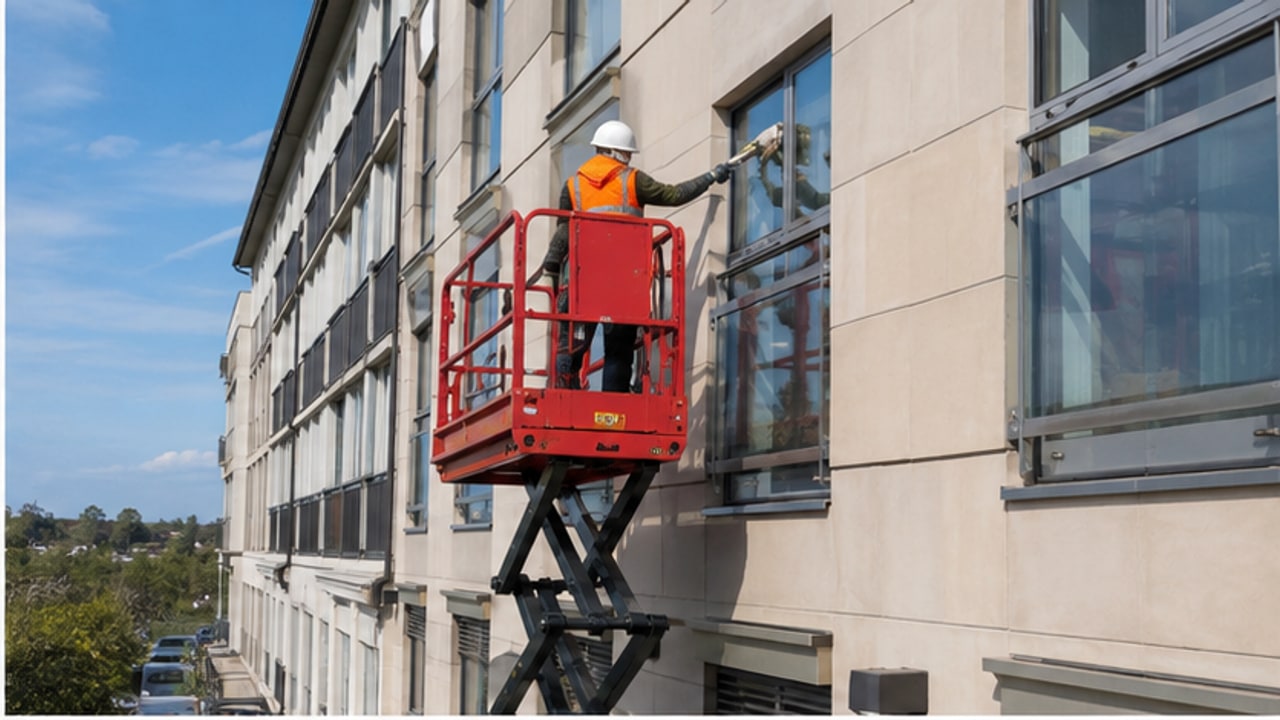 Aerial Platform Case: Inspecting Warehouse Sprinklers Above Active Aisles - aerial work platform 2