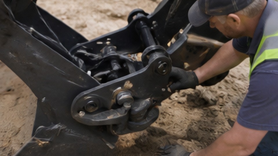 How Do Buyers Check a Backhoe Loader Hydraulic Quick Coupler Lock? - backhoe loader 3