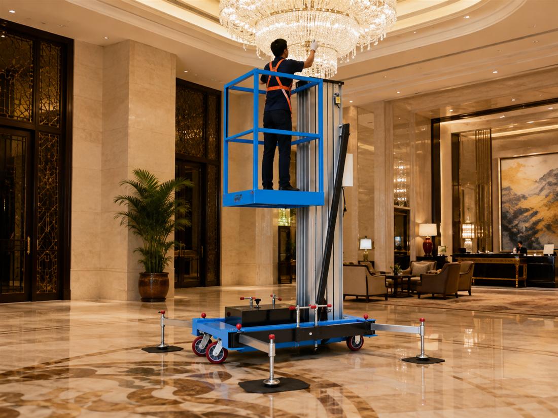 ZGLOADER / MYZG ZG-DZ-06CD Single-Mast Aluminum Alloy Lift