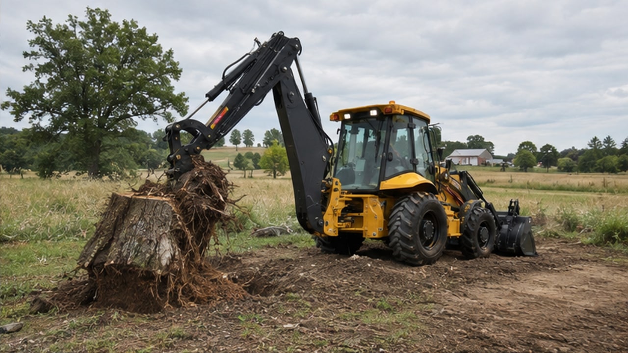 How Much Stabilizer Space Does a Backhoe Loader Need on a Confined Site? - backhoe loader 2
