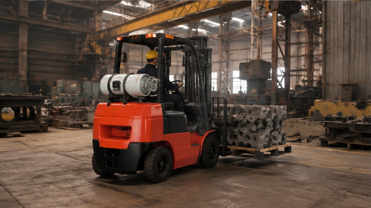 LPG Forklift or Diesel Forklift: Which Fits Mixed Indoor and Outdoor Work? - LPG forklift 3