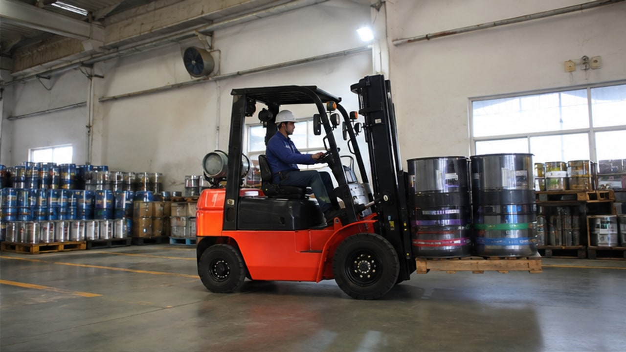 LPG Forklift Case: Improving Cylinder Change Safety During Two-Shift Operation - LPG forklift 2