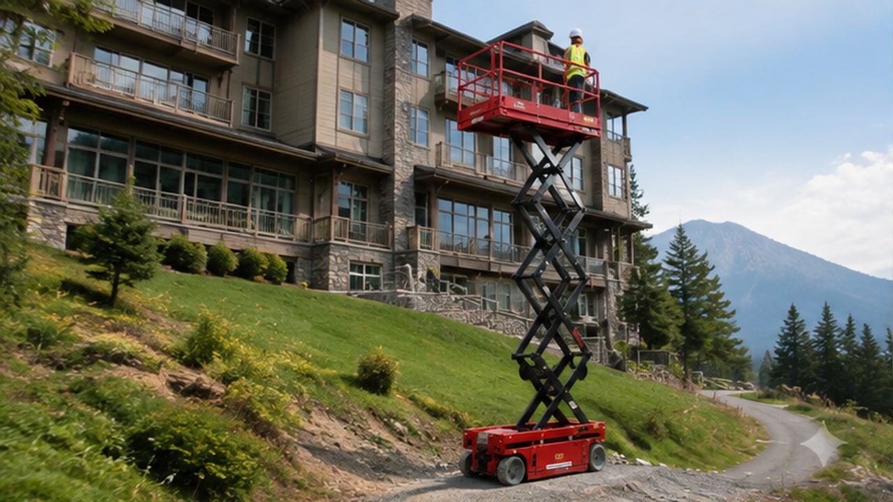 Will an Aerial Work Platform Fit Through Standard Doors and Warehouse Aisles? - aerial work platform 1
