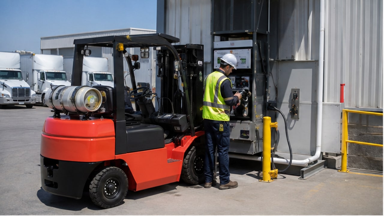 How Do You Calculate LPG Forklift Fuel Cost per Operating Hour? - LPG forklift 1