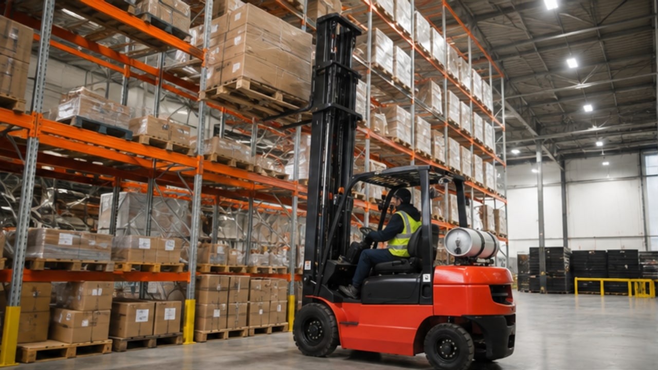 LPG Forklift High-Lift Mast: How Much Capacity Remains at Full Height? - LPG forklift 1