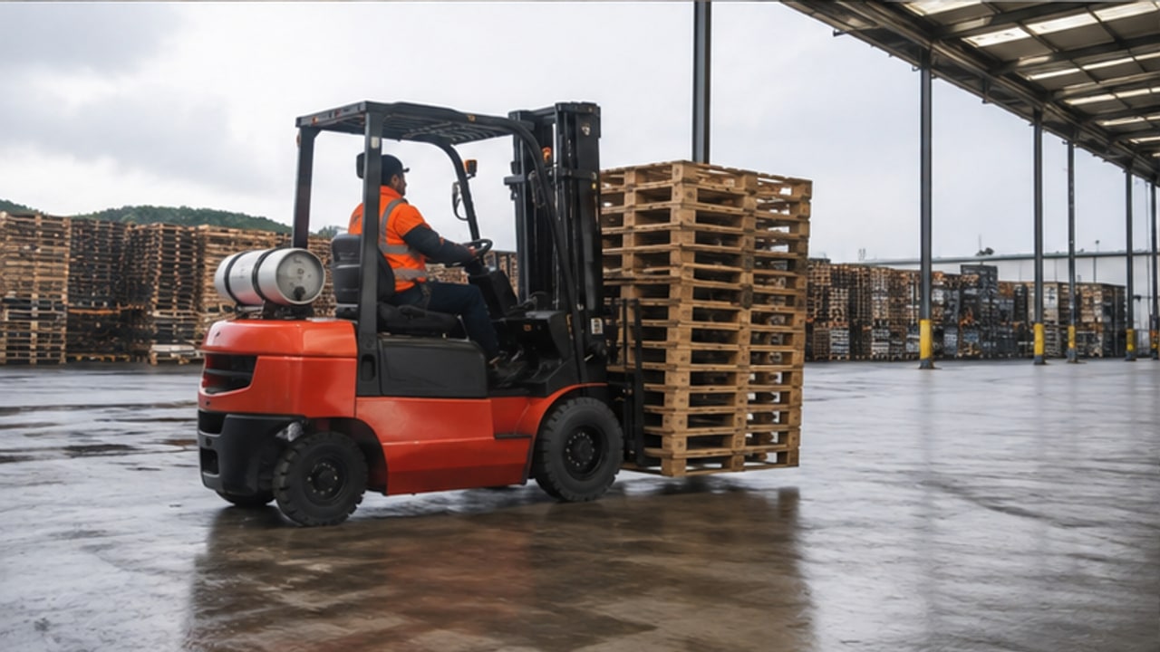 LPG Forklift High-Lift Mast: How Much Capacity Remains at Full Height? - LPG forklift 3