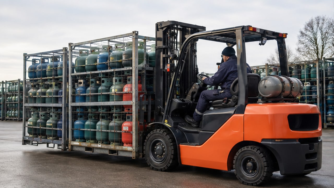 LPG Forklift Emissions Case: Fixing Rough Idle and High Fuel Use - LPG forklift 1