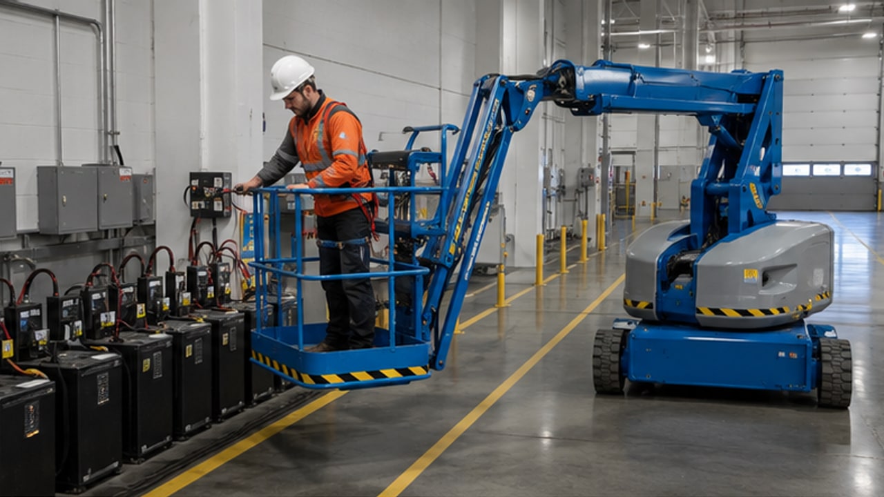 Which Folded Dimensions Decide Whether a Lift Fits Through a Door? - aerial work platform 1
