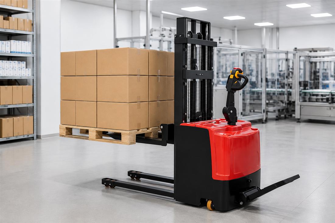 CDDE High-Configuration Standing Electric Stacker 1