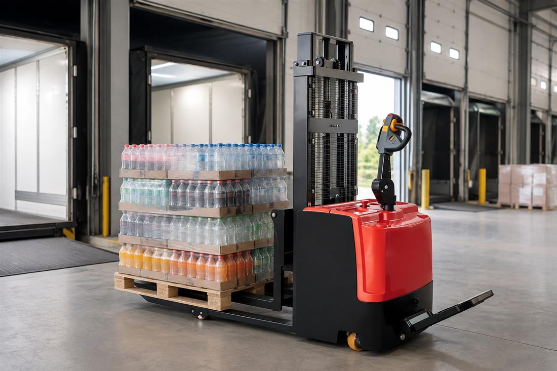 CDDE High-Configuration Standing Electric Stacker 2