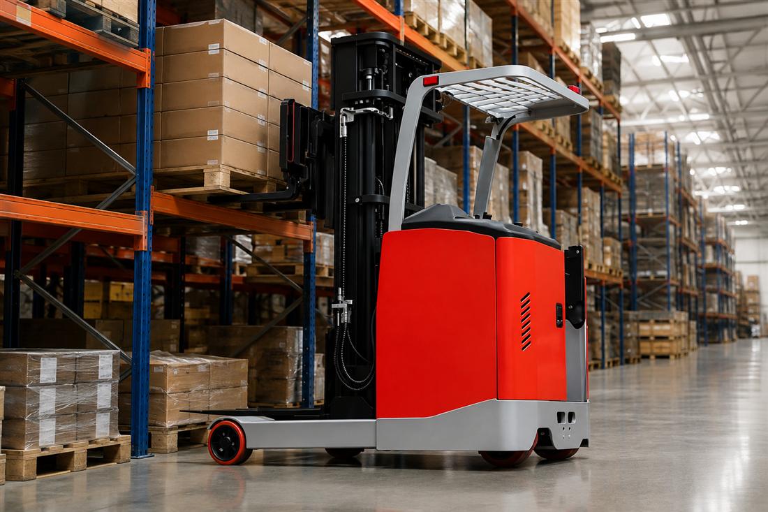 ZGFORKLIFT / MYZG CQD15M-80S Electric Reach Truck production material supply