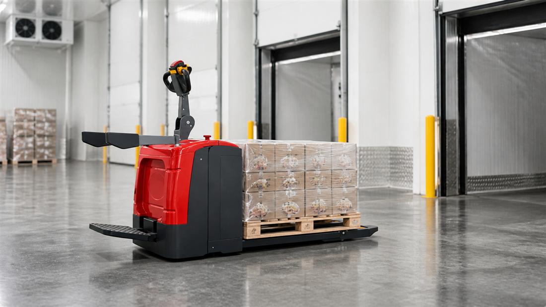 ZGFORKLIFT / MYZG CBD20/25/30 Stand-On Electric Pallet Truck cold-storage distribution application