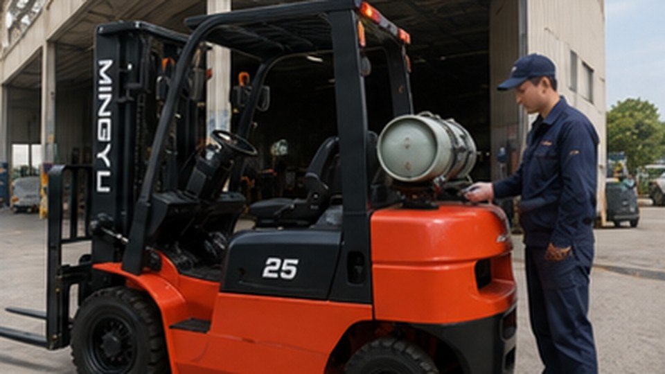 LPG Forklift Case: Diagnosing a Blocked Crankcase Ventilation System - LPG forklift 4
