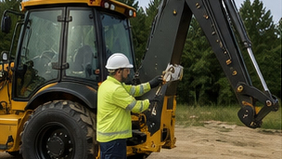 Why Must a Backhoe Loader Lift-Arm Safety Support Be Inspected? - backhoe loader 1