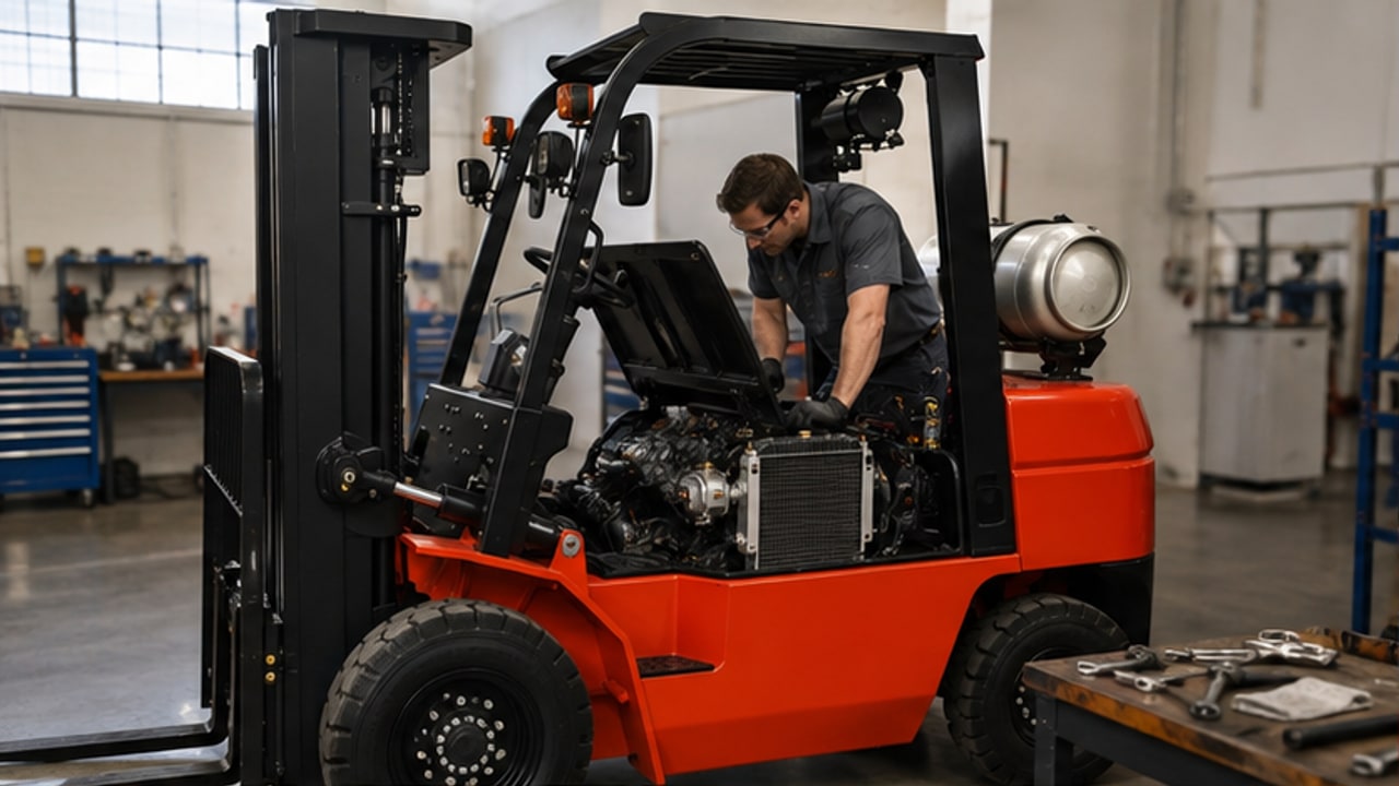 LPG Forklift Vaporizer Coolant: What Causes Power Loss Under Load? - LPG forklift 1