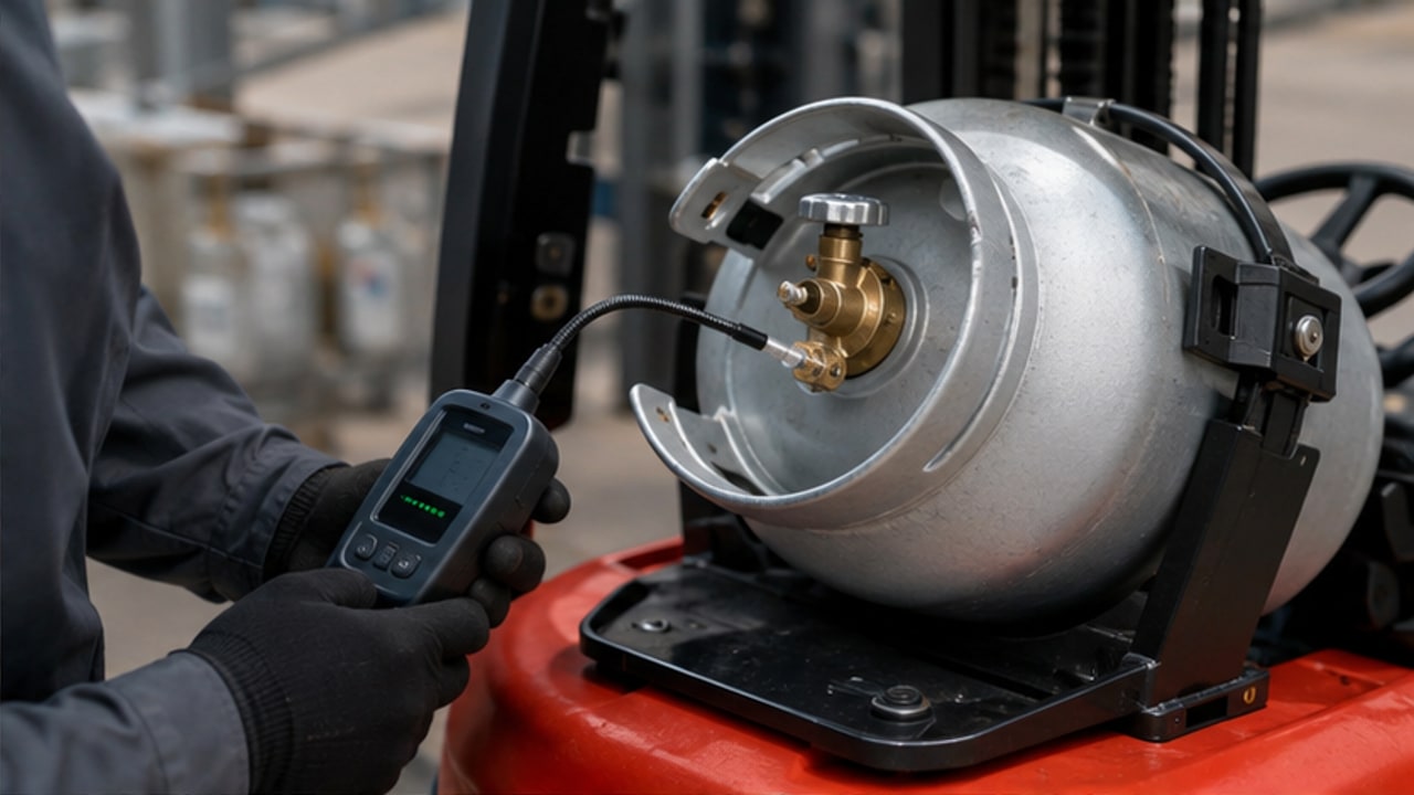 How Do You Check an LPG Forklift Cylinder Valve Seal for Leaks? - LPG forklift 2