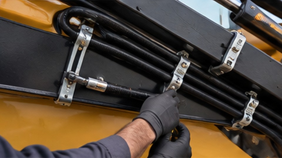 Backhoe Loader Case: Inspecting Steering Articulation Stops After Heavy Work - backhoe loader 1