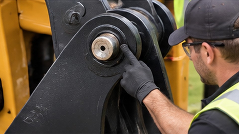 Backhoe Loader Case: Inspecting Steering Articulation Stops After Heavy Work - backhoe loader 3