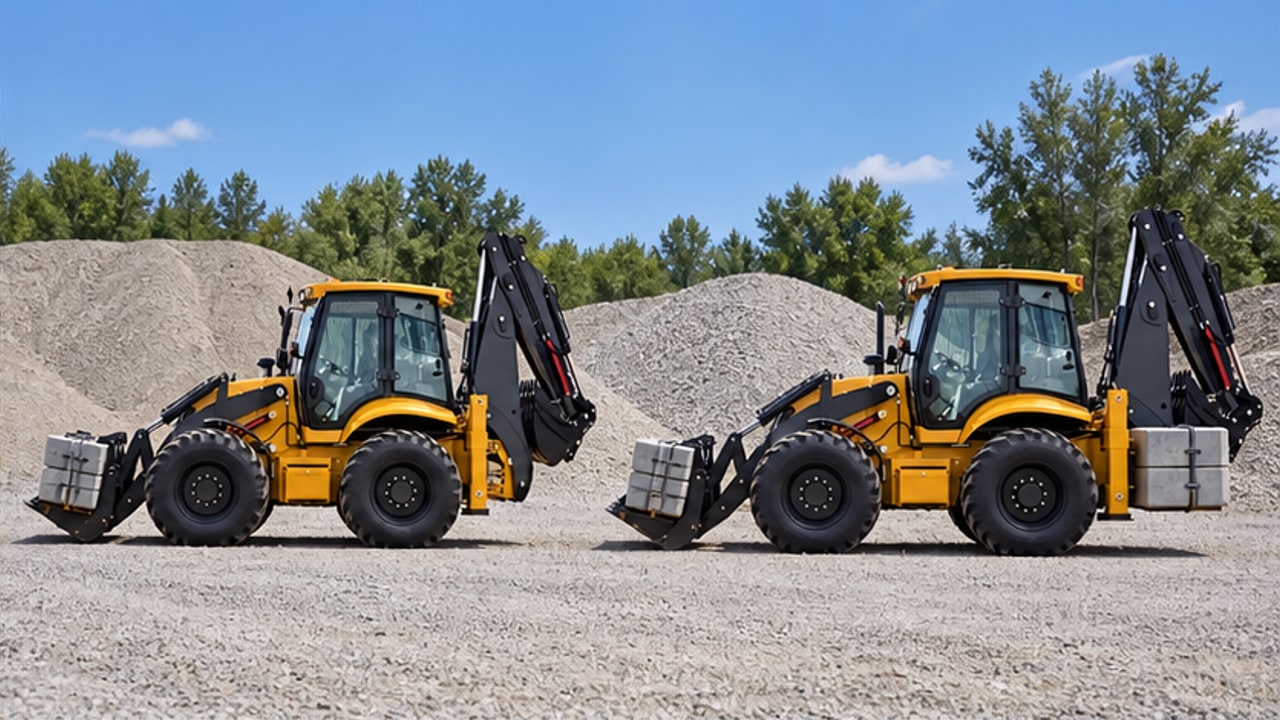 Which Backhoe Loader Tires and Ballast Work Best on Soft Ground? - backhoe loader 2