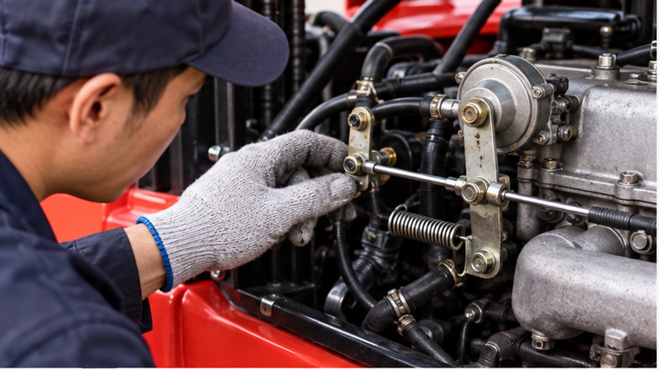 Why Does an LPG Forklift Engine Surge While Carrying a Load? - LPG forklift 1