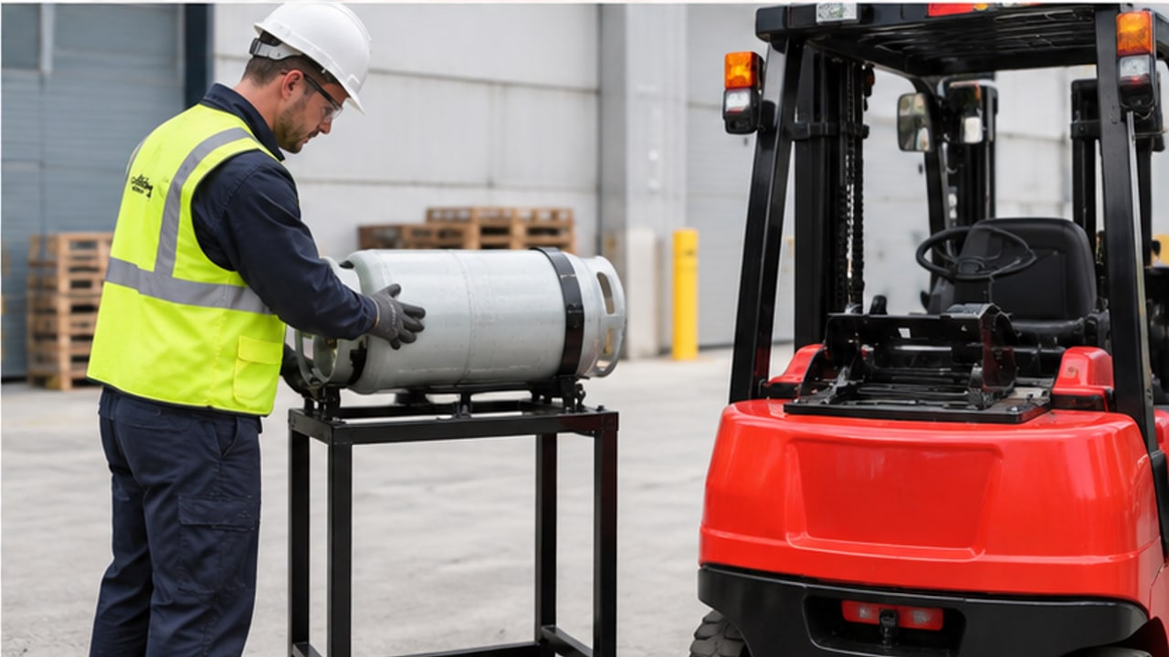Does LPG Forklift Cylinder Orientation Affect Fuel Supply and Safety? - LPG forklift 4