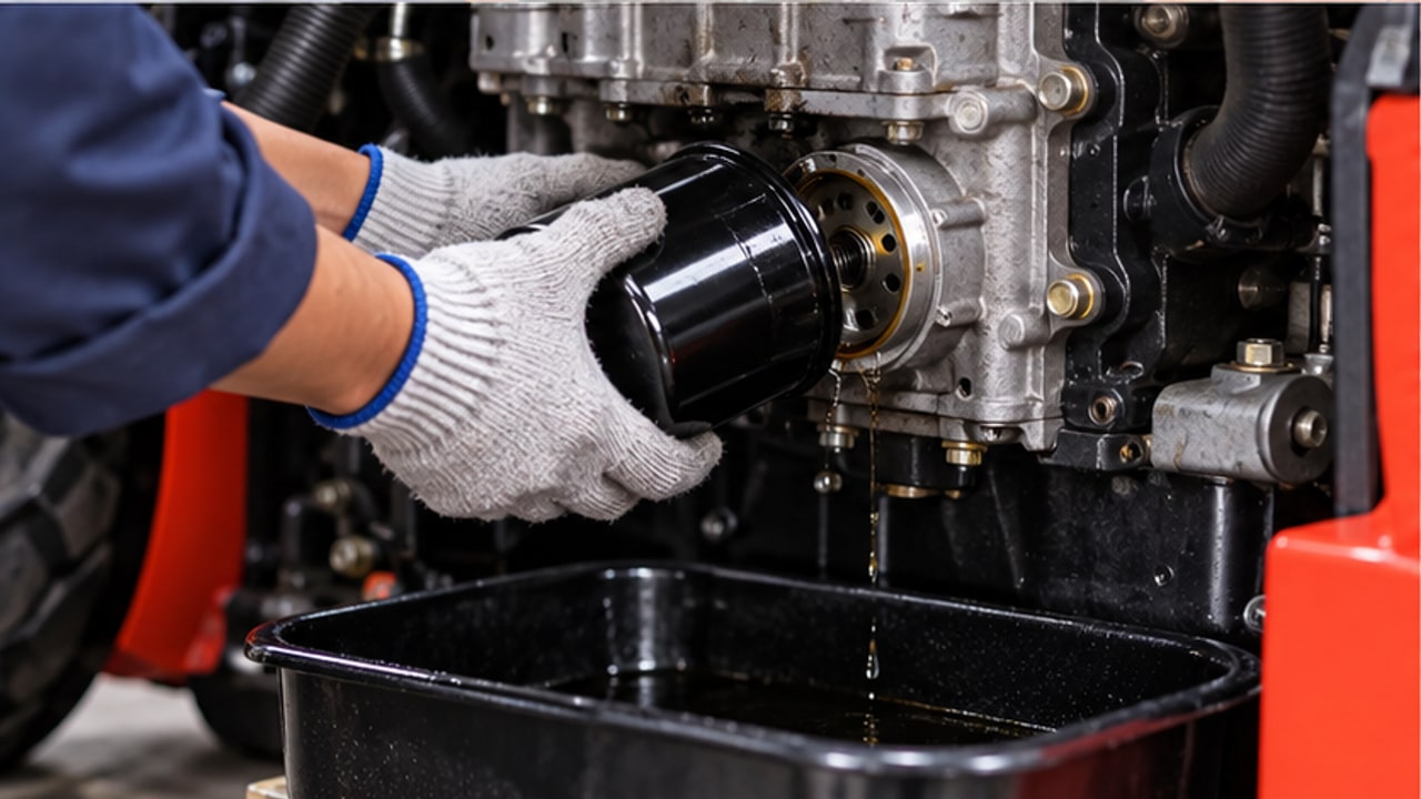 How Often Should LPG Forklift Engine Oil and Filters Be Changed? - LPG forklift 3