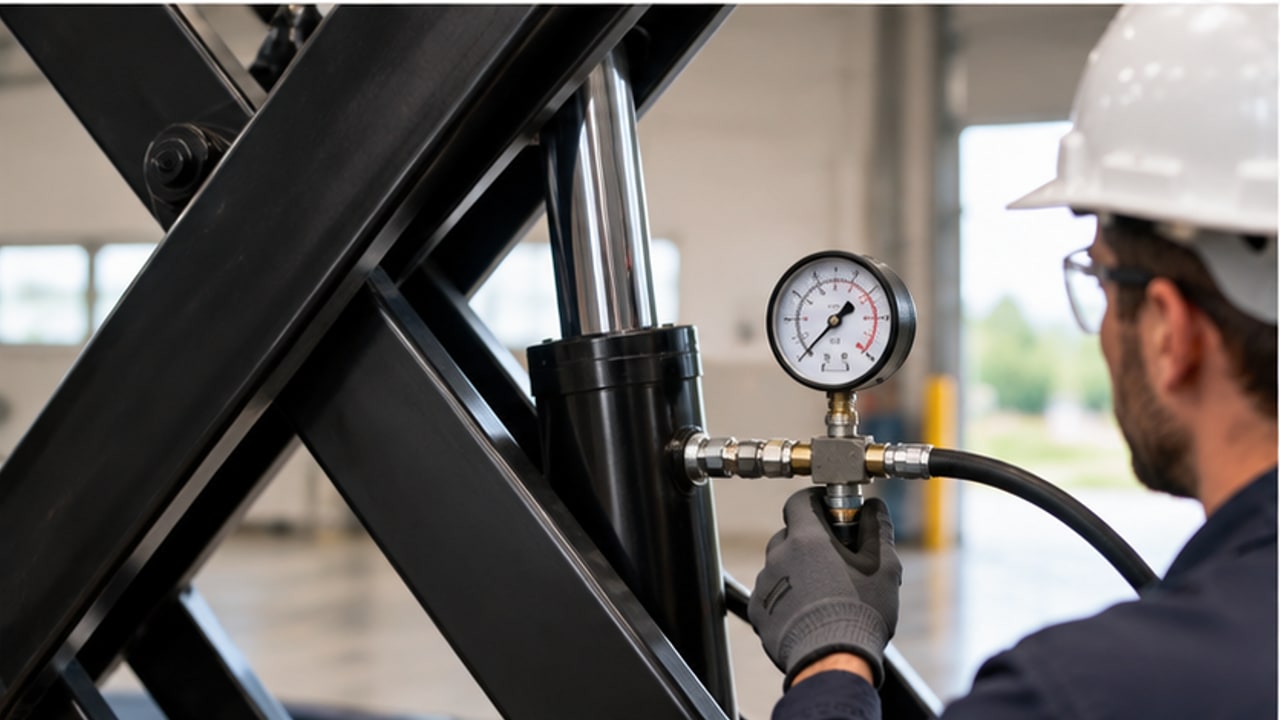 Why Does a Scissor Lift Platform Slowly Lower While Parked? - aerial work platform 3