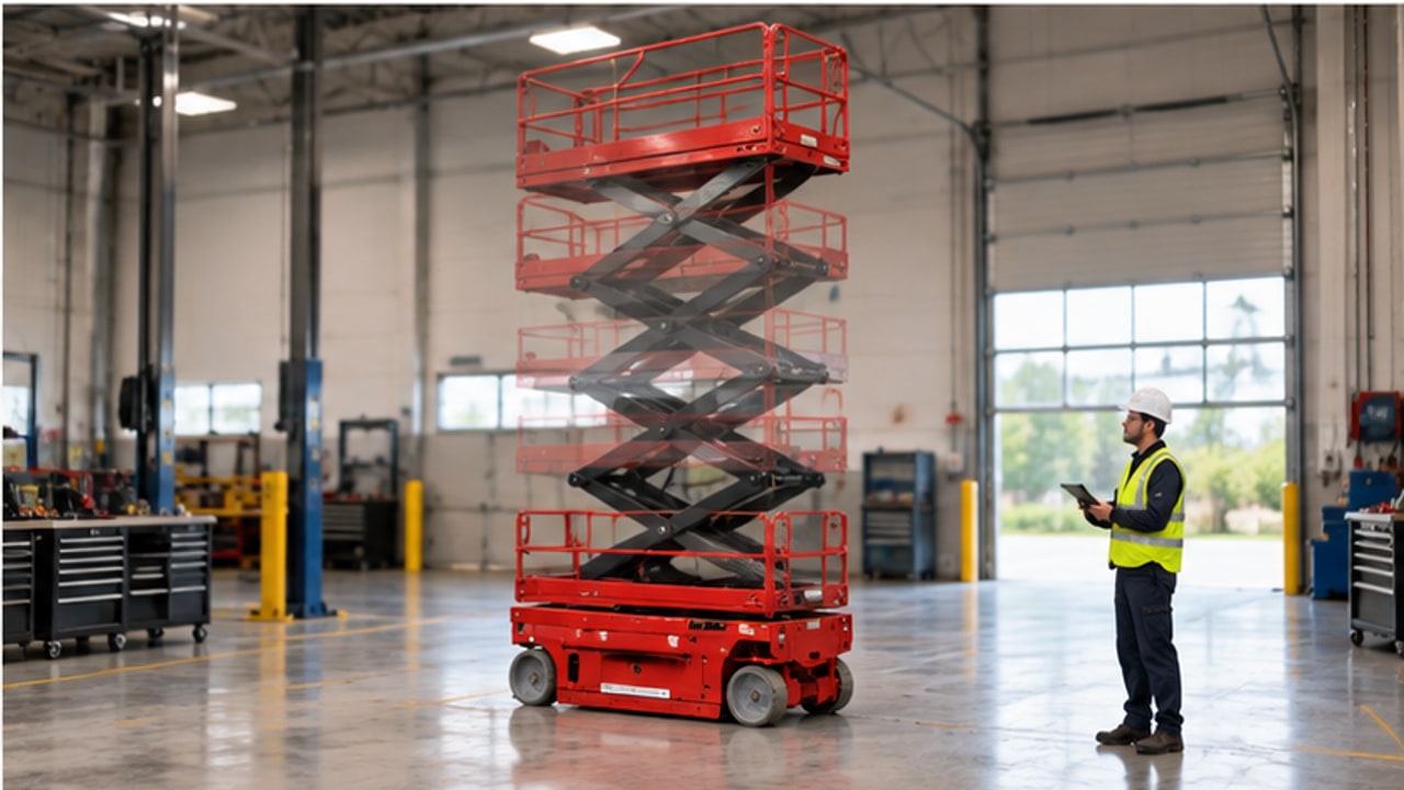 Why Does a Scissor Lift Platform Slowly Lower While Parked? - aerial work platform 4