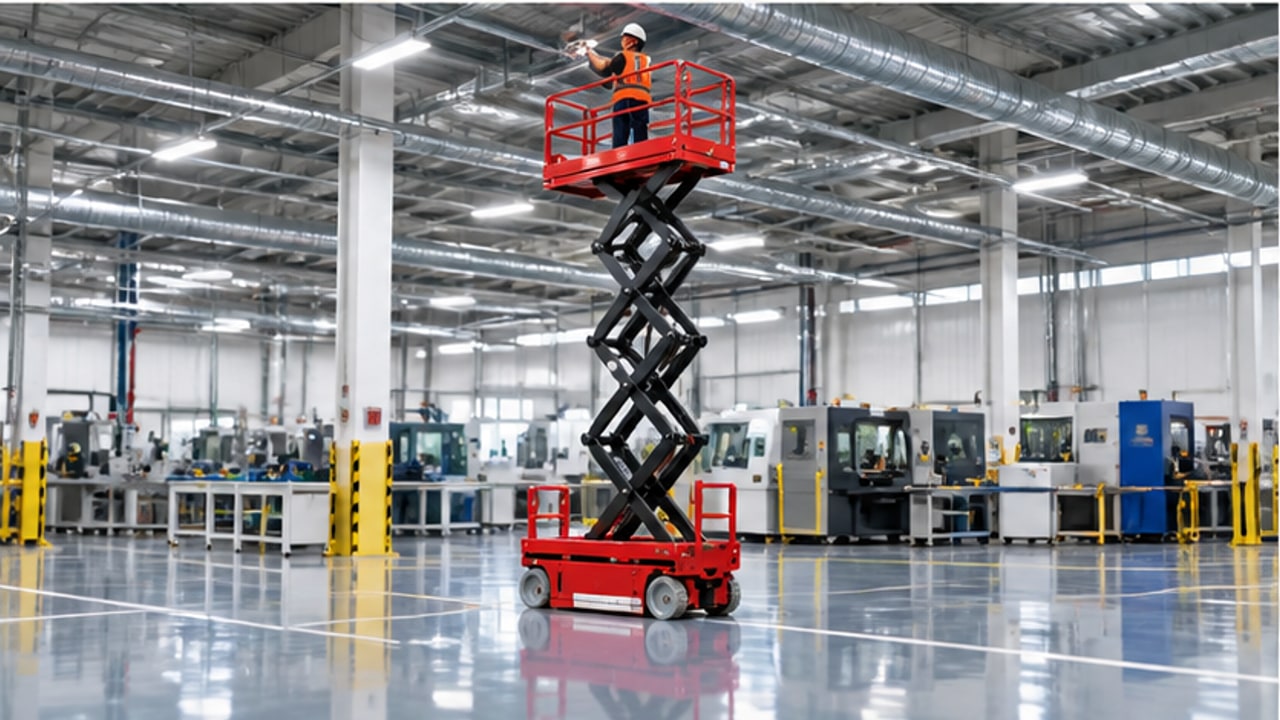 Do You Need Non-Marking Tires for an Indoor Scissor Lift? - aerial work platform 3
