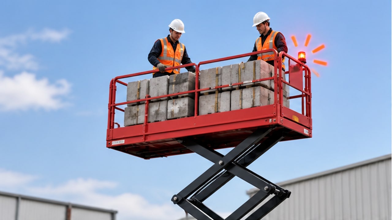 Why Does an Aerial Platform Overload Alarm Stay On After Tools Are Removed? - aerial work platform 1